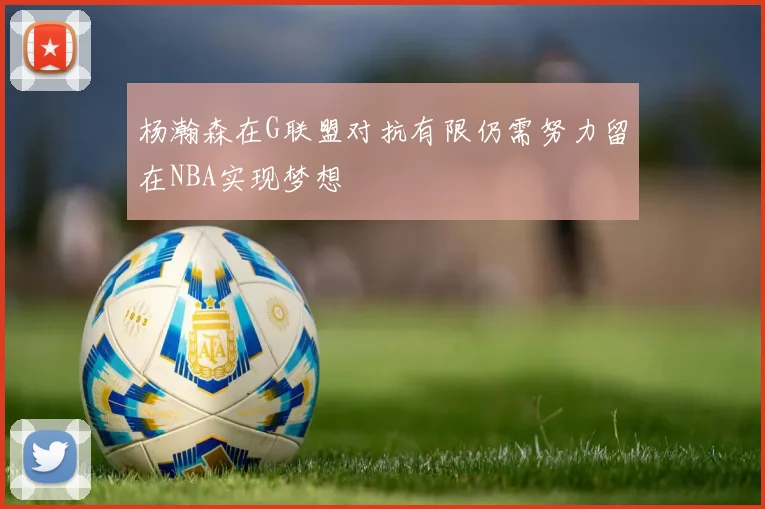 杨瀚森在G联盟对抗有限仍需努力留在NBA实现梦想
